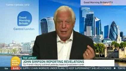 John Simpson blurts out profanity of Good Morning Britain