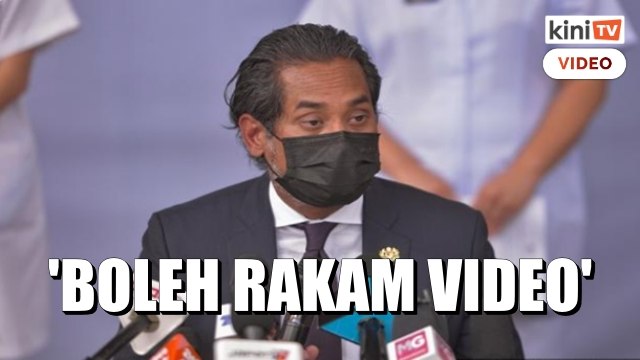 'Penerima vaksin kini boleh rakam video ketika divaksin' - Khairy