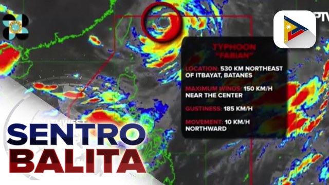 #SentroBalita | PTV INFO WEATHER: Bagyong #FabianPH, nananatili sa loob ng PAR at patuloy na pinalalakas ang hanging habagat, umiiral pa rin sa malaking bahagi ng bansa