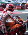 gues wagging in the paddock!  @maverick12official couldn't shake off a persistent @marcmarquez93…