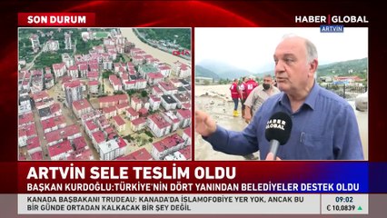 Artvin'de sel gitti, çamur kaldı: 430 ev ve iş yerini su bastı, 1 kişi kayıp!