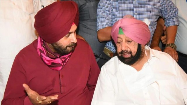Navjot Sidhu attends CM Amarinder's 'tea party'