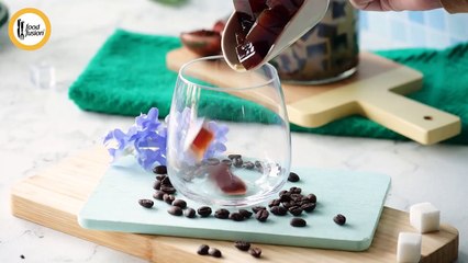 Cold Coffee Loaded with Coffee Jelly Recipe By Food Fusion