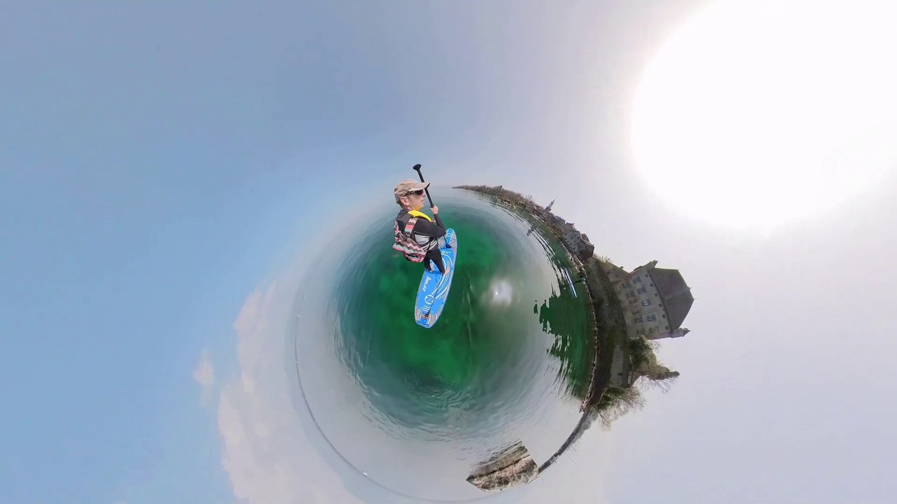 Paddle à Yvoire sur le lac Léman