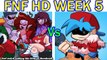 Friday Night Funkin' HD Mod Week 5 Update - FULL WEEK + Cutscenes (FNF HD Mod-Hard) (+ GF Date Week)