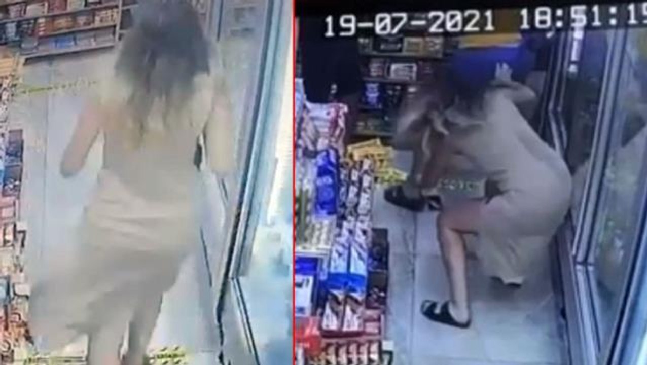 Karısının elle taciz edildiğini gören adam, öfkeden deliye döndü! Taksim'de dehşet anları kamerada