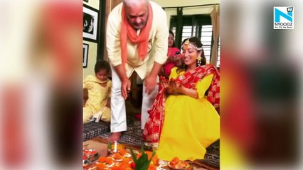 Watch, Yami Gautam shares unseen video from her haldi ceremony on father's birthday