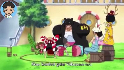 luffy vs franky memperebutkan gelar yokozuna (sumo) dan apa yang terjadi?