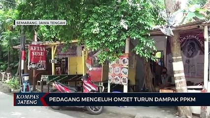 Pedagang Mengeluh Omzet Turun, Dampak PPKM