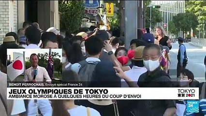 Jo de Tokyo : ambiance morose à quelques heures du coup d'envoi