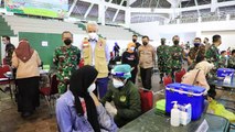 Kapolda Jawa Tengah dan Pangdam IV Diponegoro Cek Vaksinasi Massal Anak-Anak di GOR Satria