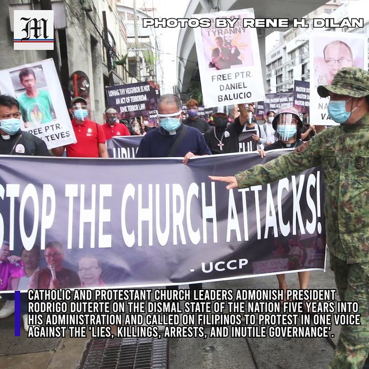 WATCH: Protest to high heaven