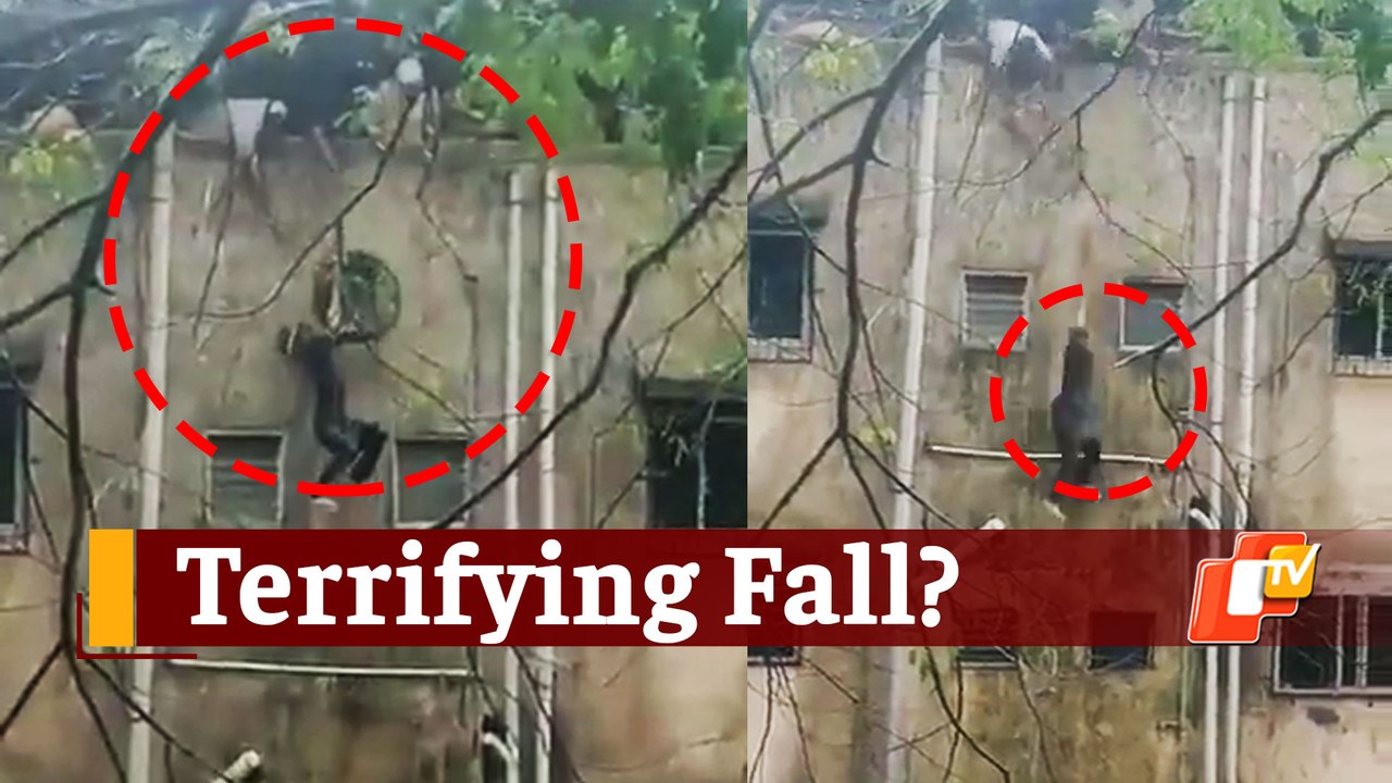 #Watch: Woman Falls Into Flood Water In Maharashtra While Being Rescued