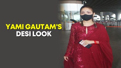 Newlywed Yami Gautam spotted at Mumbai airport