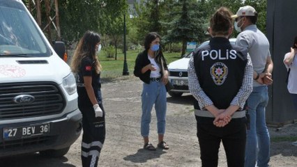 Karantinada olması gereken genç kız uygulamada yakalandı