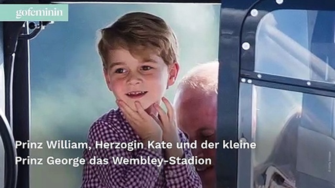 Royals im EM-Fieber: So fiebert Prinz George (7) mit