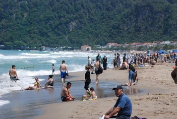 BARTIN'IN İNKUM PLAJINDA DENİZE GİRMEK YASAKLANDI