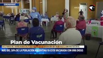 Más del 50% de la población argentina ya está vacunada con una dosis