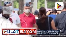 Publiko, hinimok ng PNP na gumamit ng s-pass ngayong balik na sa GCQ with heightened restrictions ang NCR; Paghihigpit sa mga border, ibabatay sa desisyon ng LGUs