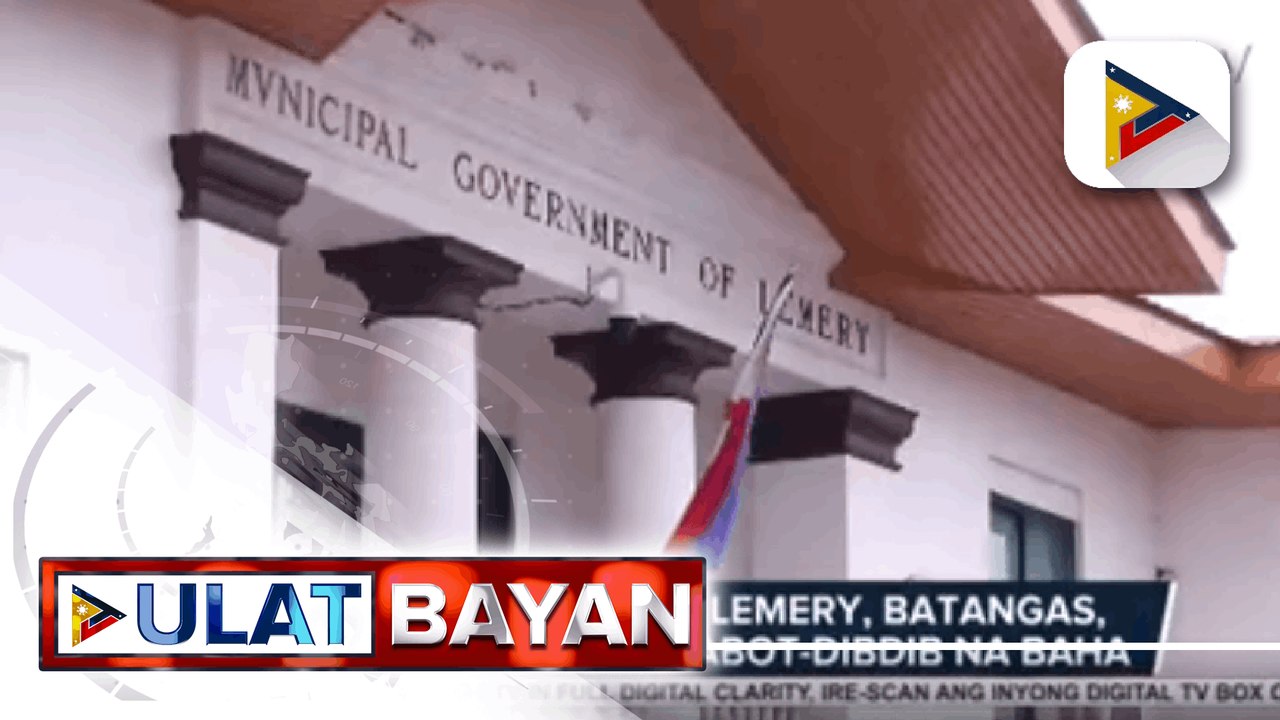 Ilang residente sa Lemery, Batangas, naalarma dahil sa abot-dibdib na baha; Ilang residente sa Purok 4, lumikas na dahil sa abot-tuhod na baha