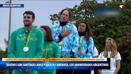 Descargar video: Quiénes son Santiago Lange y Cecilia Carranza, los abanderados argentinos