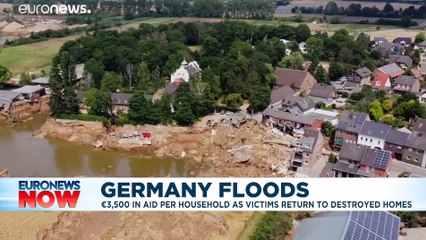 Germany flood victims distraught as the clean-up begins
