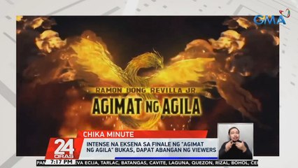 Intense na eksena sa finale ng "Agimat ng Agila" bukas, dapat abangan ng viewers | 24 Oras