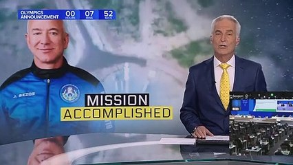 Jeff Bezos blasts into space in his own rocket  9 News Australia