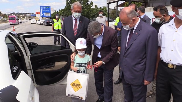 YALOVA - İçişleri Bakan Yardımcısı İnce, trafik denetimine katıldı