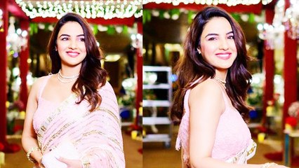 Jasmin Bhasin का ये Saree Look लूट रहा है फैंस का दिल, पिंक साडी में लग रही है खूबसूरत!!