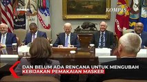 Ditanya Soal Kewajiban Pakai Masker, Presiden Joe Biden: Kita Ikuti Sains