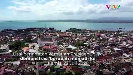 Peringatan Kematian Presiden Jovenel Moise Berakhir Rusuh