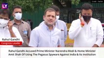 Pegasus Spyware Case: Rahul Gandhi Accuses PM Modi, HM Amit Shah Of 'Treason', Reveals He Knows His Phone Is Tapped