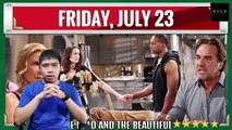 CBS The Bold and the Beautiful Spoilers Friday, July 23 - B&B 7-23-2021