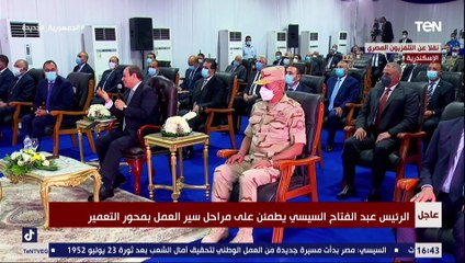 السيسي: «مفيش مشروع بيتعمل في مصر إلا وأنا متابعه وشايفه كويس»