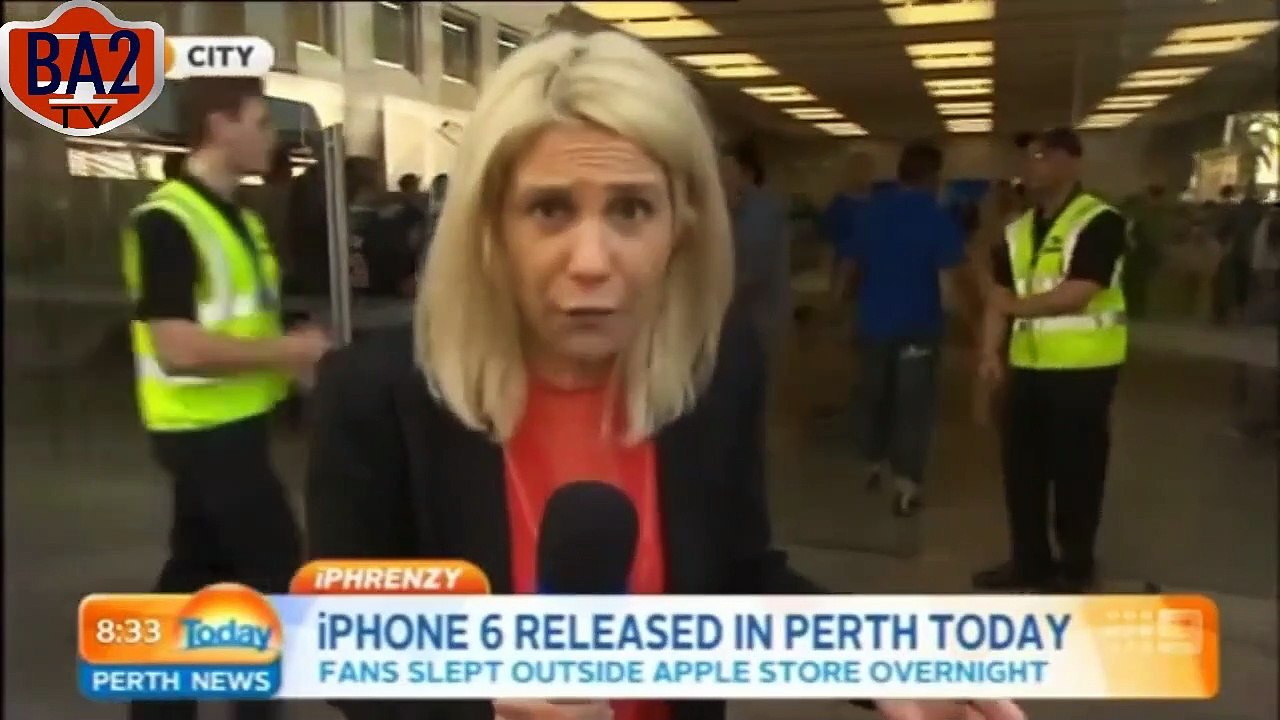 First Iphone 6 sold dropped by kid