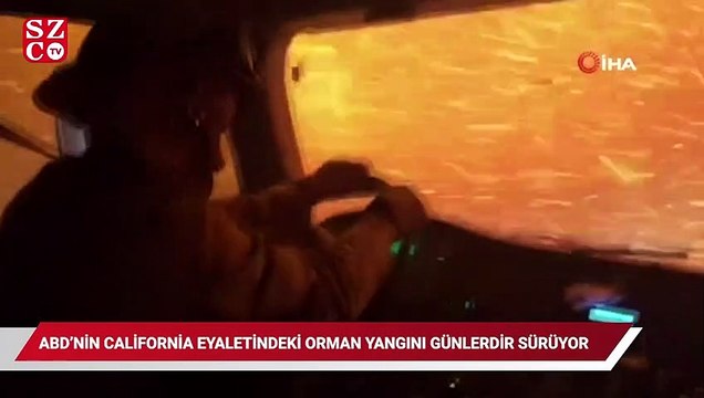 ABD'nin California eyaletindeki orman yangını günlerdir sürüyor