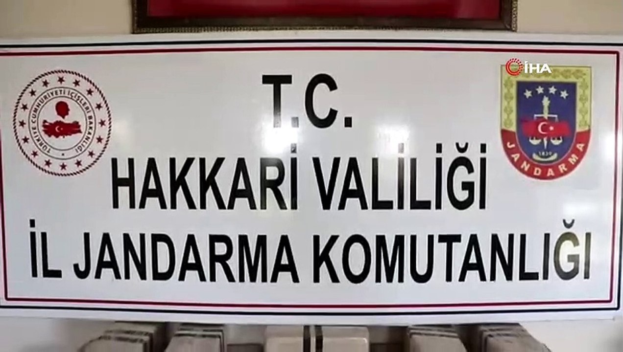 Yüksekova’da 184 kilo eroin ele geçirildi