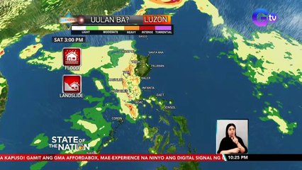 Télécharger la video: Bagyong Fabian, inaasahang lalabas ng PAR ngayong gabi o bukas ng umaga; pero magiging maulan pa rin sa weekend | SONA