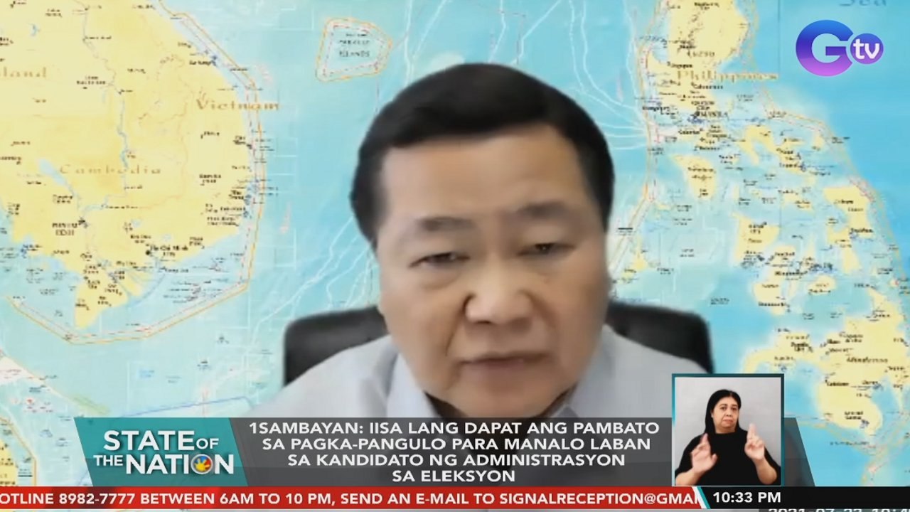 1SAMBAYAN: Iisa lang dapat ang pambato sa pagka-pangulo para manalo laban sa kandidato ng administrasyon sa Eleksyon | SONA