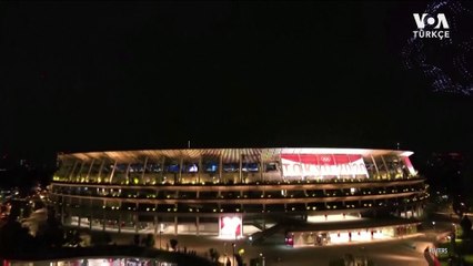 Tokyo Olimpiyatları'nda Drone Gösterisi