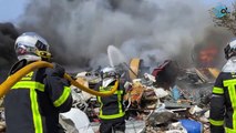 Interrumpida la circulación del AVE Madrid-Barcelona por un incendio en una fábrica en Loeches