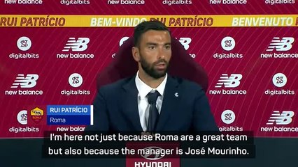 'A dream come true' - Patricio cites Mourinho factor for Roma switch