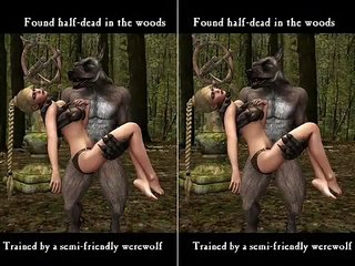 3D Barbarian Queen (no glasses needed 3D stereoscope)