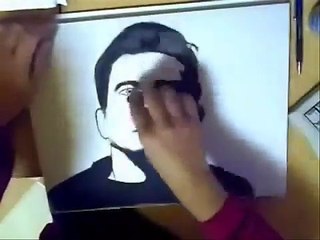 Retrato de James Dean