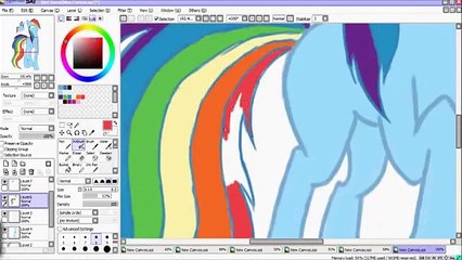 My Little Pony - SpeedPaint Rainbow Dash #02
