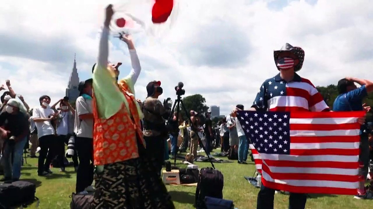 Olympia: Superfan Kyoko Ishikawa lässt sich die Freude nicht verderben