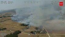 Un incendio en Fuente el Saz obliga a desalojar varias viviendas
