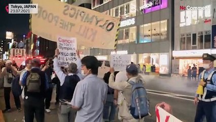 شاهد | محتجون يتظاهرون ضدّ أولمبياد طوكيو قبيل افتتاحه