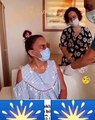 Şarkıcı Demet Akalın'ın aşı videosu gündem oldu! İğnenin ucuna dikkat